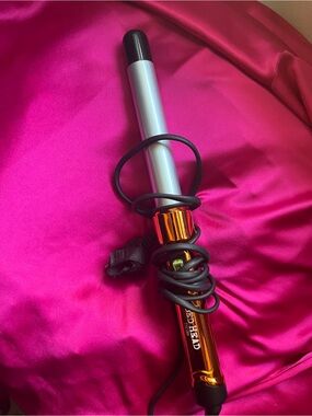 BedHead Metallic Copper and Silver Curling Wand